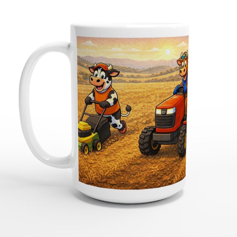 Cheeky Highland Cow Printed Mug